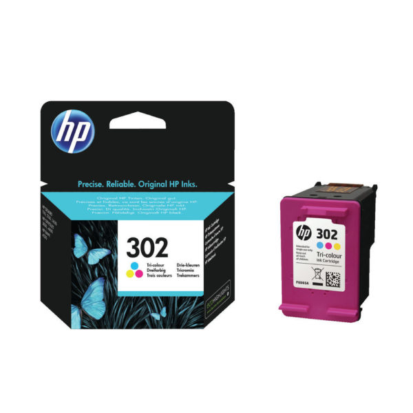 HP 302 TRI COLOUR INK CARTRIDGE