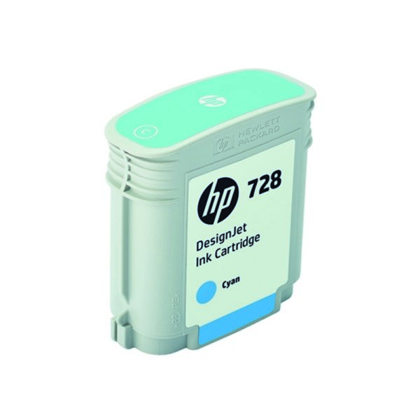 HP 728 40ML INK CARTRIDGE CYAN