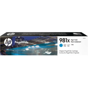 HP 981X ORIGINAL PAGEWIDE HY INK CY
