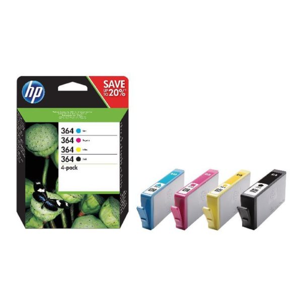 HP 364 INK CARTRIDGE PK 4 N9J73AE