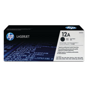 HP 12A 2PK BLK ORGL LASERJET TONER CARTS