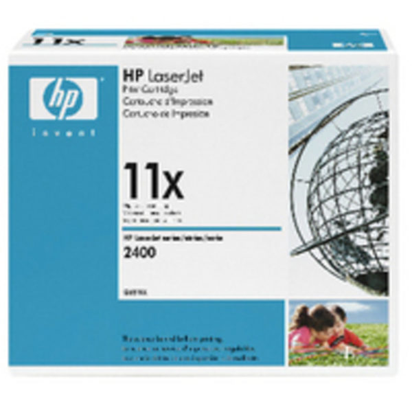 HP 11X HY BLK ORGL LASERJET TONER CART