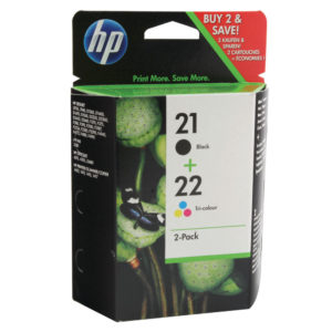 HP 21/22 INKJET CARTRIDGE TWIN PACK