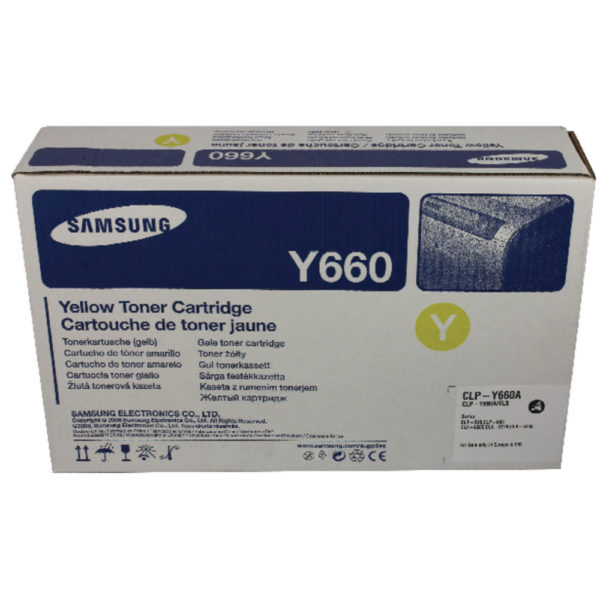 HP CLP-Y660A YELLOW TONER CART