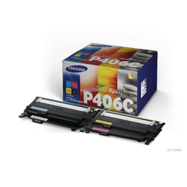 HP CLT-P406C 4PK CYMK TONER CART