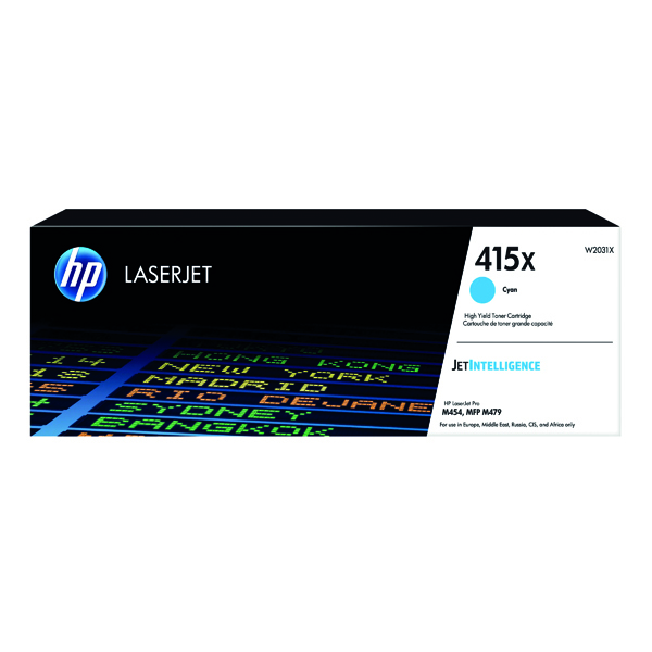 HP 415X CYAN LASERJET TNR W2031X