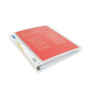 RAPESCO PRES RING BINDER A4 25MM CLEAR