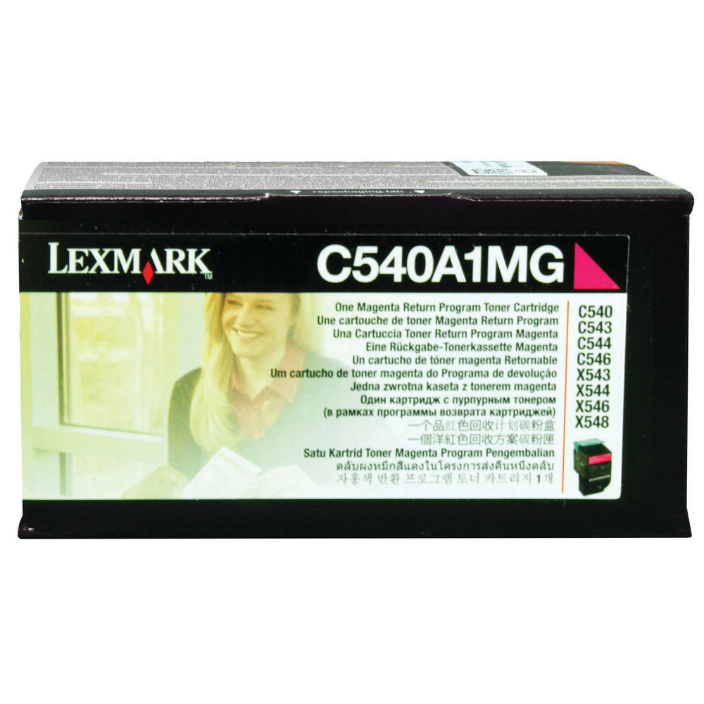 LEXMARK MAGENTA RETURN PROG TONER COLOUR