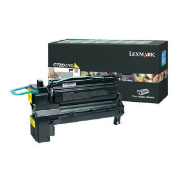 LEXMARK C792 EXTRA HY RET PROG CART YLW