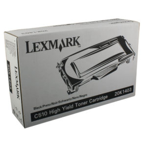 LEXMARK C510 HY TONER BLACK 20K1403