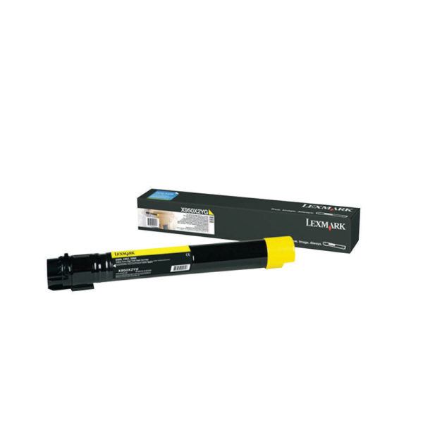 LEXMARK TONER CARTRIDGE YELLOW X950X2YG