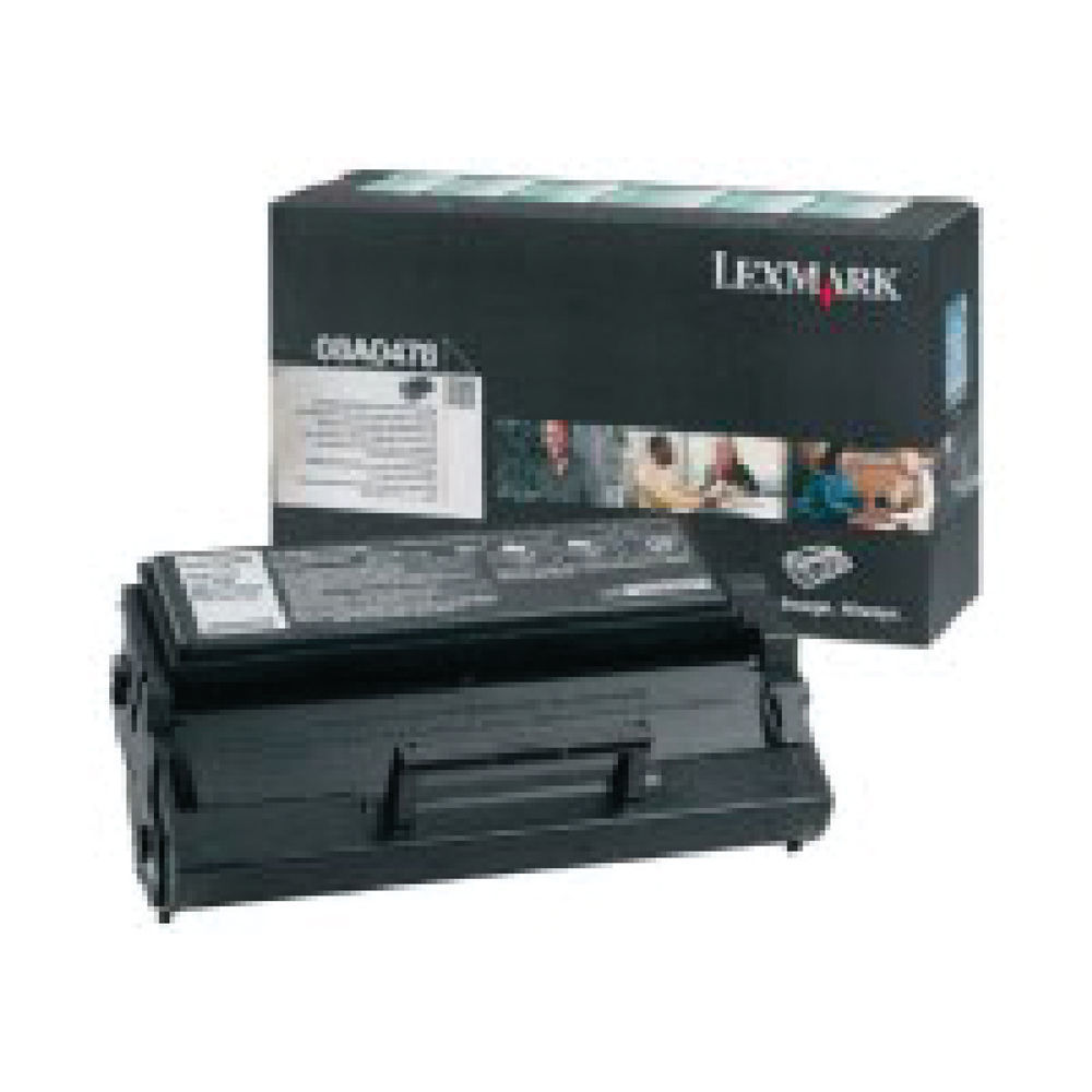 LEXMARK E320/E322 HY RETRN CORP CART BLK