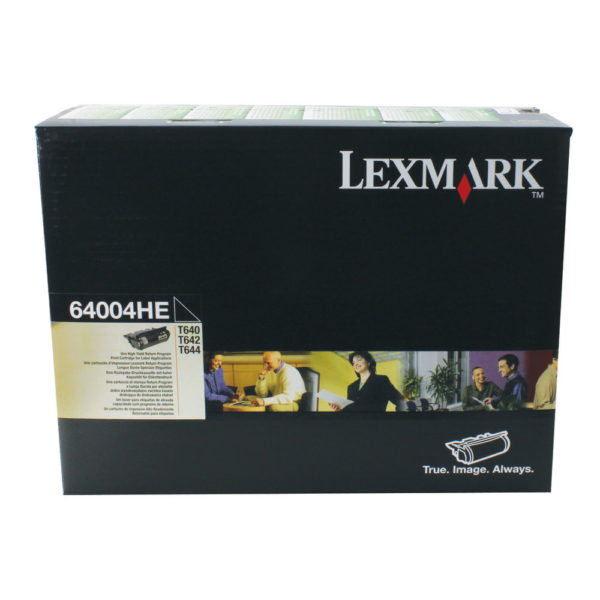 LEXMARK PRINT CART HY RET PROG LBLS BK