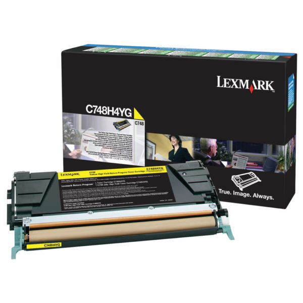 LEXMARK C748 YLW HY RET PROG TNR 10K PK1