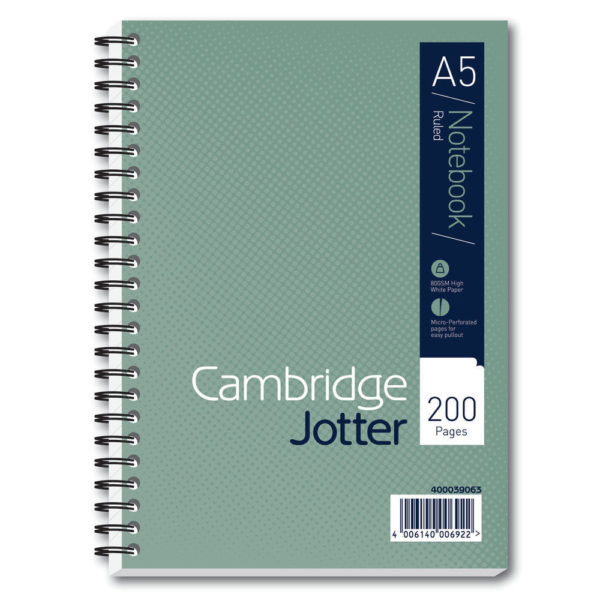 CAMBRIDGE JOTTER NOTEBOOK A5 200 PAGES