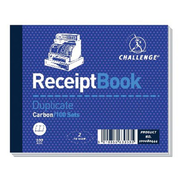 CHALLENGE DUPLICATE BOOK RECEIPT 105X130