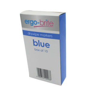 ERGO-BRITE DRYWIPE MARKER R/GRIP BLUE