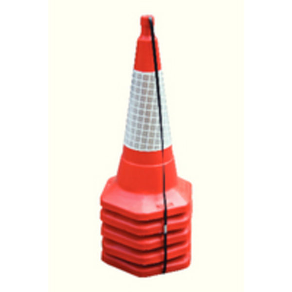 75CM/30IN STD ONE PIECE CONE PK5 RED