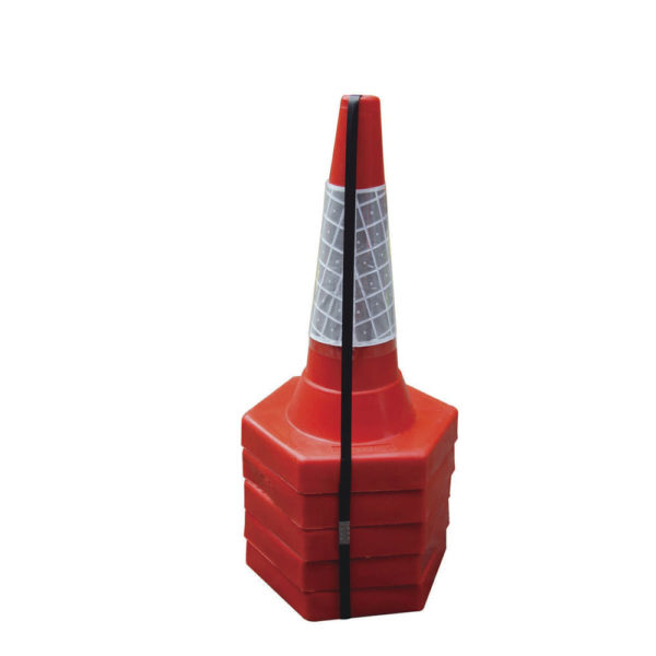50CM SAND WEIGHTED CONES PK5 RED