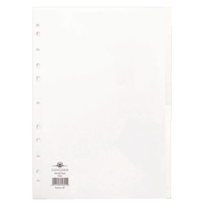 CONCORD DIVIDER A4 20PART WHITE 79601