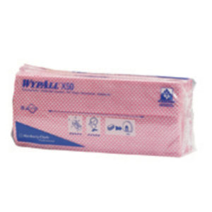 WYPALL X50 CLEANING CLOTHS 50SHTS RED