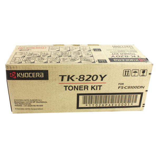 KYOCERA FSC8100DN LSR TNR CART YELLOW