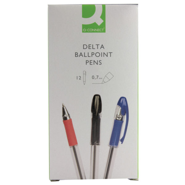 Q CONNECT DELTA BALL POINT PEN BLUE