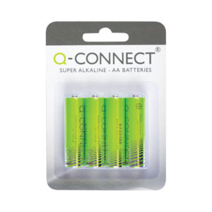 Q CONNECT AA BATTERY PK4