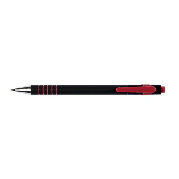 Q CONNECT LAMDA RETRACTABLE PEN RED