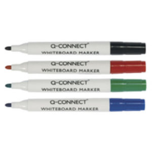 Q CONNECT WHITE BOARD MARKERS ASST PK10