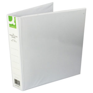 Q CONNECT PRES BINDER 4DRING 40MM WHITE