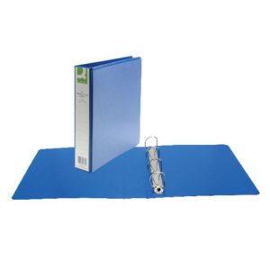 Q CONNECT PRES BINDER 4DRING 40MM BLUE