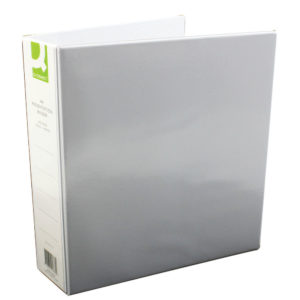 Q CONNECT PRES BINDER 4DRING 50MM WHITE