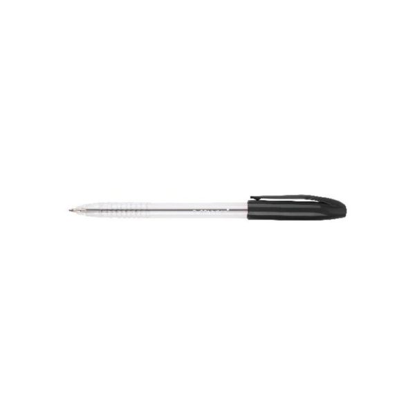 Q CONNECT STICK BALL POINT MED NIB BLACK