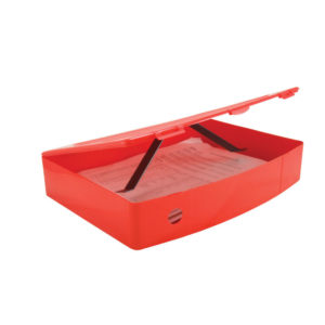 Q CONNECT BOXFILE POLYPROPYLENE RED