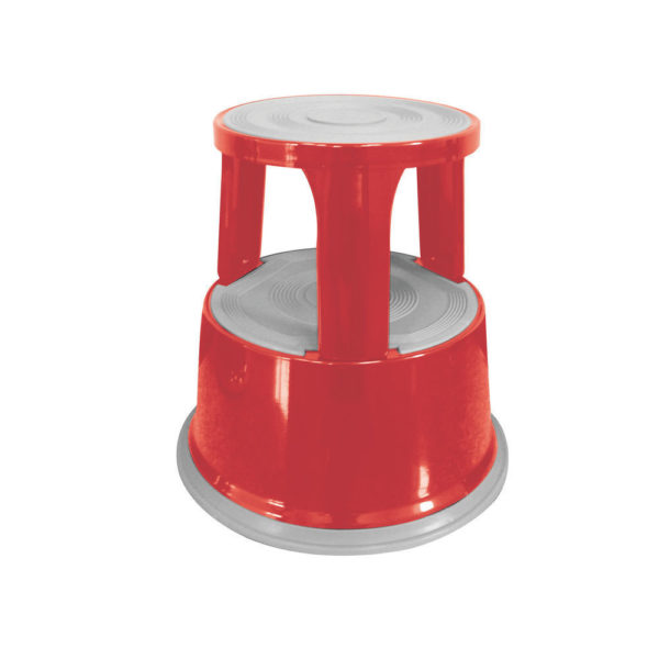 QCONNECT METAL STEP STOOL RED