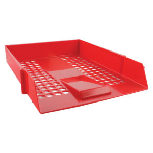 Q CONNECT LETTERTRAY RED