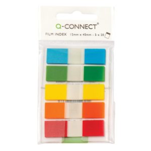 QCONNECT PAGE MARKER 1/2IN 5COL ASST