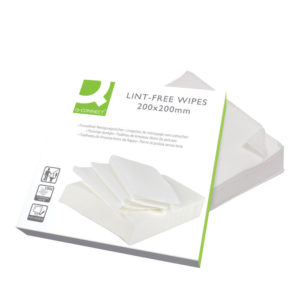 Q-CONNECT LINT FREE WIPES 200X200MM