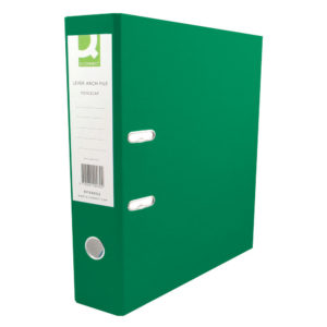 Q CONNECT L/ARCH FILE A4 POLYPROP GREEN