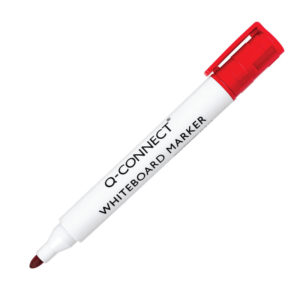 Q CONNECT DRYWIPE MARKER RED