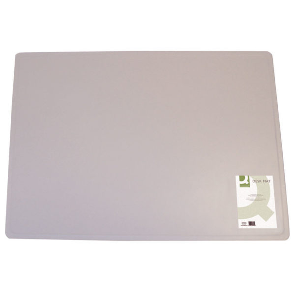 Q CONNECT DESK MAT 400X530 TRANSPARENT