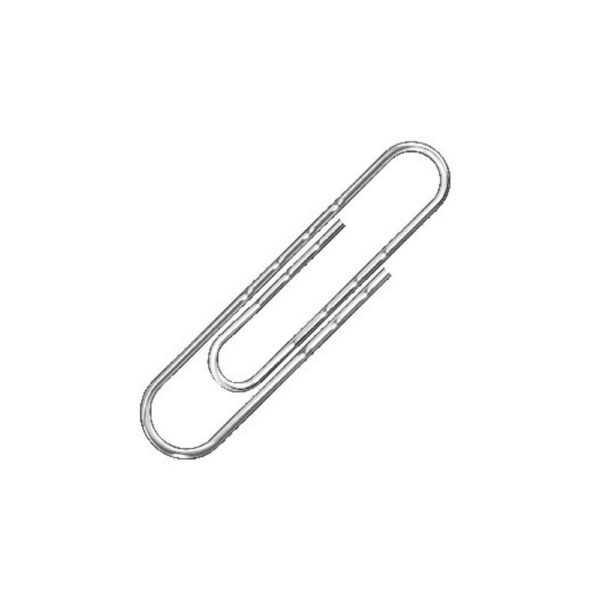 QCONNECT 77MM ROUND WAVY PAPERCLIP PK100