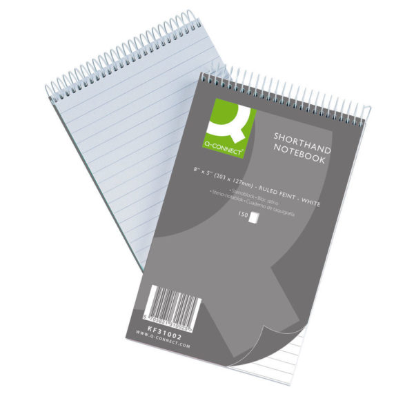 Q-CONNECT SHORTHAND NOTEBOOK 150LF