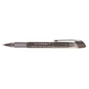 Q CONNECT ROLLERBALL LIQUID INK 0.5 BLK