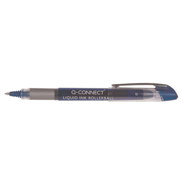 Q CONNECT ROLLERBALL LIQUID INK 0.5 BLU