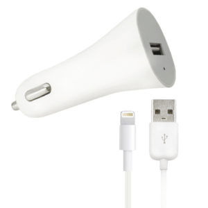 REVIVA LIGHTNING CABLE USB CAR CHARGER