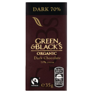GREEN N BLACKS 35G DARK CHOCOLATE PK30