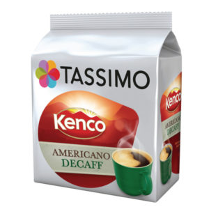 TASSIMO KENCO DECAFF AMERICANO PODS PK80