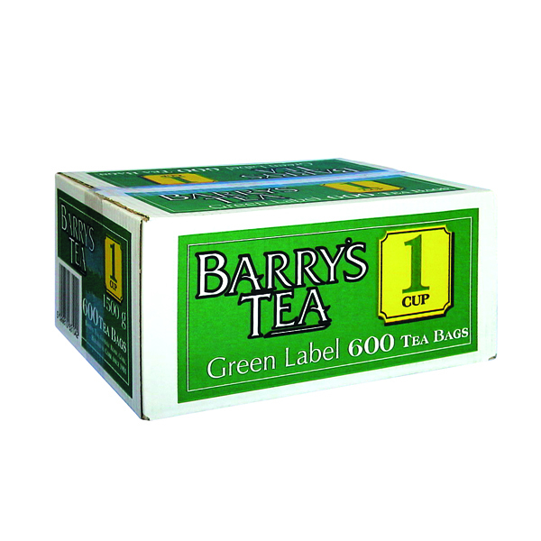 BARRYS GREEN LABEL TEA BAGS PK600